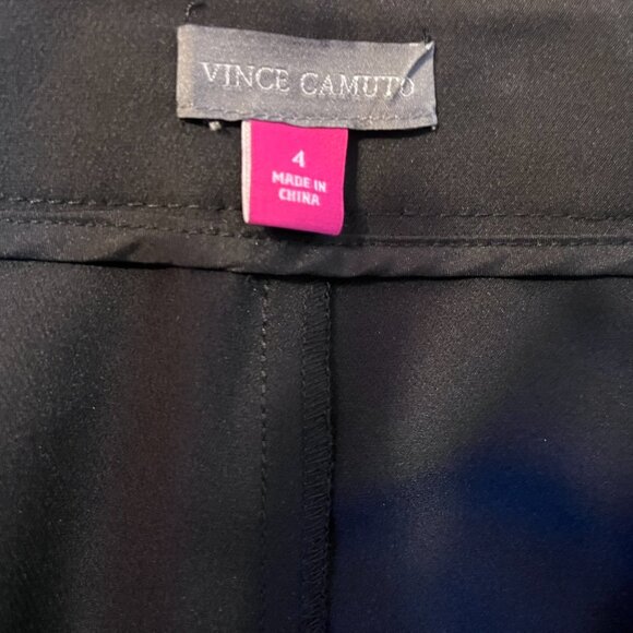 Vince Camuto Black Wide Leg High Rise Dress Pants size 4 - Picture 4 of 6